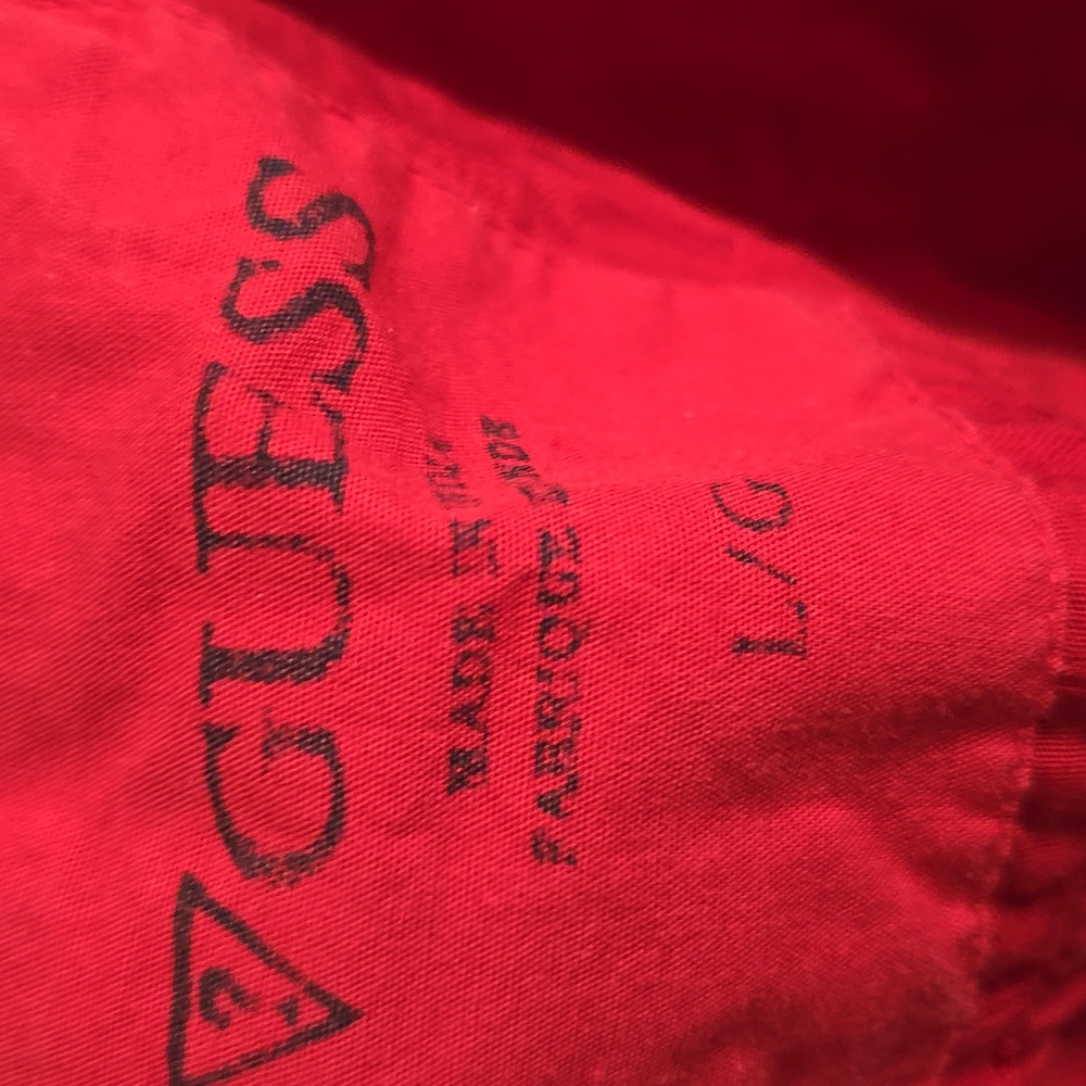 Guess Jeans Red Graphic Tee - Picture 7 of 7